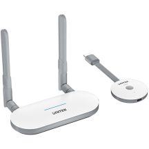 Unitek Wireless HDMI Transmitter and Receiver, range up to 50m, white