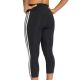 5. Women's adidas 3/4 Optime Essentials Workout 3-Stripes Leggings Black KE6062