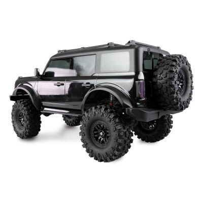 3. Amewi AMXRock Caballo Crawler 4WD 1:10 ARTR Remote Control Car, Black Metallic