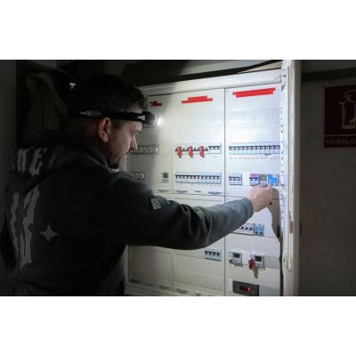 5. Ansmann headlamp priekiniu žibintu HD450FRS Li-Ion, USB-C 1600-0528