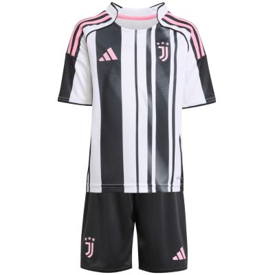 10. adidas Juventus 25/26 Home Kids' Kit White and Black JN5220