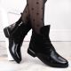6. Filippo W PAW476 black patent leather insulated ankle boots