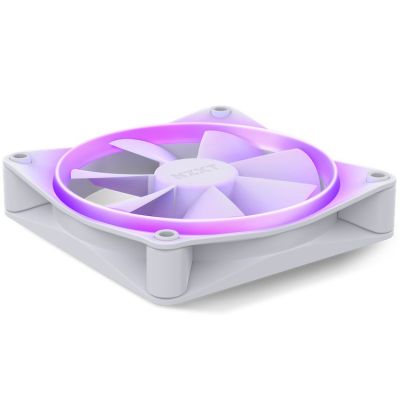 4. NZXT F120 RGB Triple Pack Computer Case Fan 12cm White 3 pcs.
