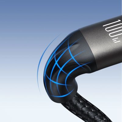 14. Joyroom Light-Speed ​​Series S-A25 USB-C / USB-C cable 100W 1.2m - black