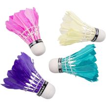 DONNAY FEATHER BADMINTON SHUTTLE 5 PCS COLOR