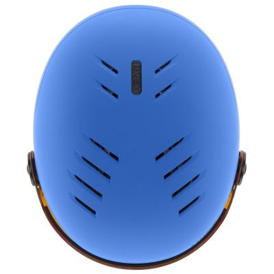 6. Kids' ski helmet UVEX Rocket jr. Visor blue matt