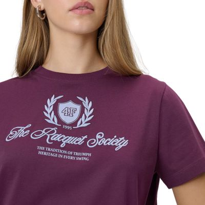 5. Women's T-shirt 4F F2738 burgundy 4FWSS26TTSHF2738 60S