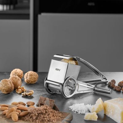 3. GEFU 19071 Hand Grater/Spiralizer Stainless Steel