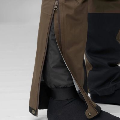 6. Fjällräven Keb Insulated Trousers M men's trekking trousers outdoor black (F12200194-550)