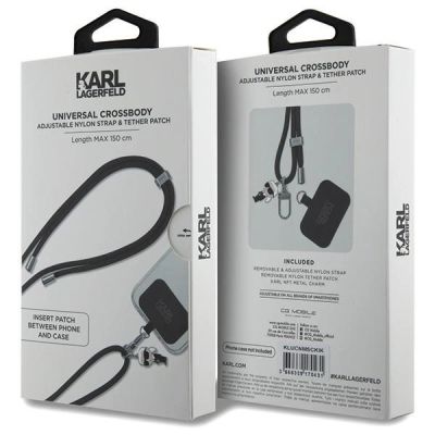 3. Karl Lagerfeld KLUCNMSCKIK Universal CBDY Cord case - black