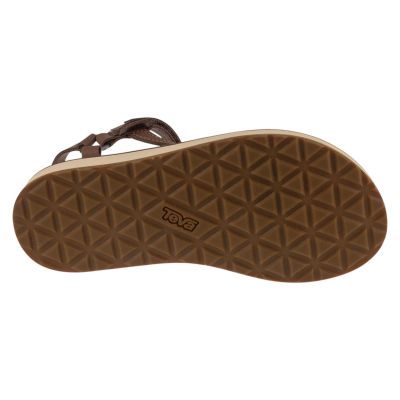 4. Teva W Original Universal Slim Leather Sandals 1151031-ACR Brown 36