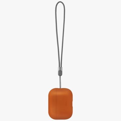 5. Uniq Lino Silicone Case for AirPods Pro 3 - Orange