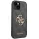 4. Guess 4G Big Metal Logo iPhone 15 Case - Gray