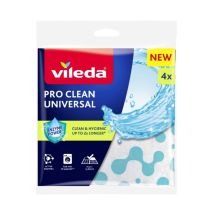 Vileda Pro Clean universal cloth with enzymes 4 pcs.
