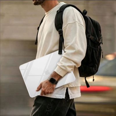 5. Tech-Protect Softshell Case for MacBook Pro 14" 2021 / 2023 / 2024 / 2025 / 2026 - Transparent