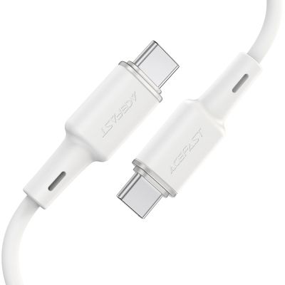 3. Acefast C2-03-CC USB-C - USB-C PD QC cable 60W 3A 480Mb/s 1.2m - white