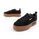 8. Puma Mayze women's sports shoes Sneakers platform black fashionable leather