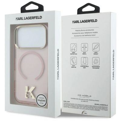 8. Karl Lagerfeld IML K Head Case for iPhone 18 Pro Max / 17 Pro Max - Pink