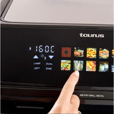 6. Taurus 973004000 Air Fryer with Long Basket and Grill