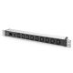 6. Digitus Power strip with aluminum profile, 9 sockets, IEC C14 input
