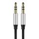 3. Baseus Yiven M30 stereo AUX 3.5 mm audio cable male mini jack 1m silver-black (CAM30-BS1)