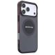 4. Mercedes AMG IML Transparent Bicolor Block MagSafe Case for iPhone 18 Pro Max / 17 Pro Max - Black and Burgundy