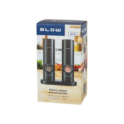 4. BLOW ELECTRIC SALT AND PEPPER GRINDER WITH WINDOW SP-01