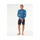 3. Men's Lycra RIP CURL Waves Upf Perf L/S blue