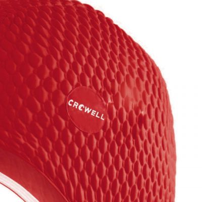 4. Crowell Java bubble swimming cap red col.2