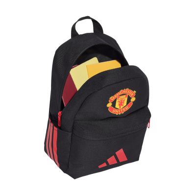 4. adidas Manchester United Kids Backpack Black KT0691