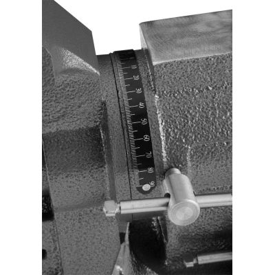 4. 100 mm rotating metalworker's vice, 360 degrees