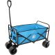 31. DELUXE FOLDABLE TRAVEL AND BEACH STROLLER 66x48x90CM WITH HANDLE, BLUE