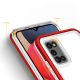 4. Clear 3in1 case for Samsung Galaxy A03s (166) frame gel cover red