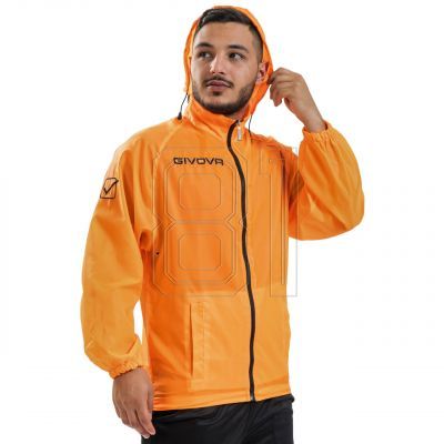 6. Jacket Givova Rain Basico Fluo RJ001 0028