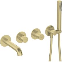 4-hole concealed bathtub tap