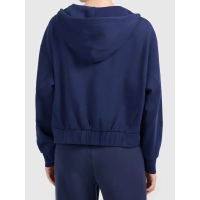 2. Women's envelope hoodie made of very soft knit fabric 4F 4FWAW26TSWSF2661-31S