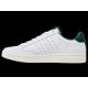5. K-swiss LOZAN KLUB LTH WHITE/POSY GREEN/SNOW WHITE-M sneakers (07263-130-M)