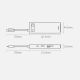 24. Baseus Metal Gleam 8in1 USB-C Hub - USB-C PD 100W 1x HDMI 4K 30Hz 1x SD and microSD card reader 3x USB-A 3.2 1xRJ45 - gray