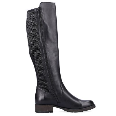 21. Rieker W Z9591-00 black leather boots 