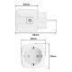 2. GREENBLUE REMOTE CONTROLLED WIFI SOCKET, ANDROID/IOS/ALEXA/GOOGLE HOME, TIMER, WATTMETER, MAX 16A/3840W GB735 W