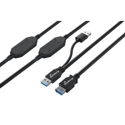 3. MediaRange MRCS244 USB Cable USB 3.2 Gen 1 (3.1 Gen 1) 15 m 2 x USB A USB A 5 Gbit/s Black