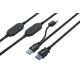 3. MediaRange MRCS244 USB Cable USB 3.2 Gen 1 (3.1 Gen 1) 15 m 2 x USB A USB A 5 Gbit/s Black