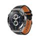 9. VELTORI VT100-1 Smartwatch + Black Silicone Strap + Black Eco Leather