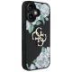 4. Guess Grained Roses Big 4G logo case for iPhone 16 - black