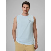 Men's sleeveless relaxed smooth t-shirt 4F 4FRSS26TSLEM330-34S