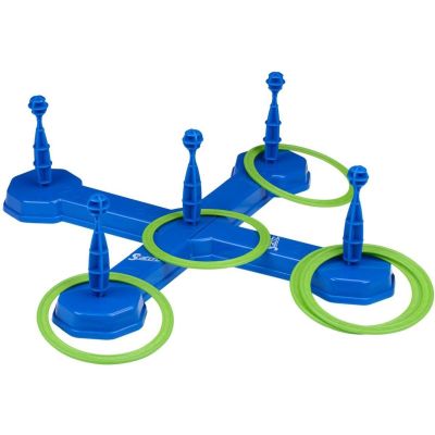 5. THROWING RING WITH 7-PIECE DIAL SKILL GAME FOR CHILDREN GARDEN