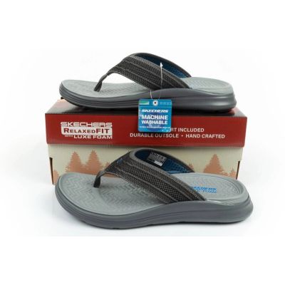 21. Skechers Sargo Flip-Flops M 204383 CHAR