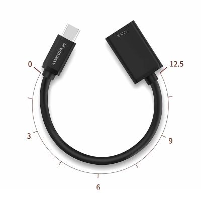 8. Wozinsky WOTGY1S USB-C 3.0 (male) - USB-A 3.0 (female) OTG Adapter - Black