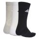 2. Adidas Cushioned Sportswear Crew 3P KC9624 socks