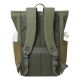 10. Rivacase Eden Backpack Travel Backpack Olive Waxed Leather (Pull Up), Polyester, Recycled Polyethylene Terephthalate (rPET)